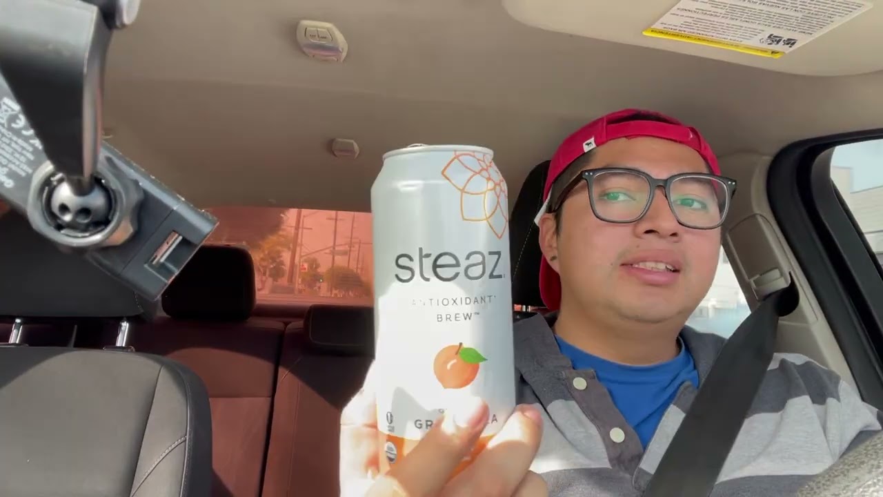 Steaz Green с персиковым льдом Teaz, 16 жидких унций