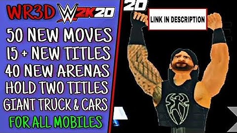 Wr3d WWE 2K20 NEW MOD APK RELEASE! || LINK IN DESCRIPTION