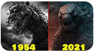 Evolution of Godzilla Movies 1954 - 2022