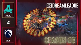 WINNER TO GRAND FINAL! AURORA vs LIQUID - HIGHLIGHTS - DreamLeague S28