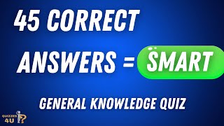 General Knowledge Quiz | Can You Score 45 or more? | Best Quiz screenshot 5