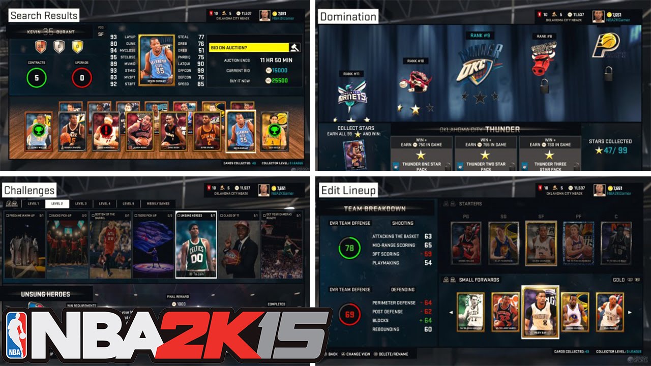 nba 2k14 ps4 my career vc glitch offline NBA 2K15 MyTEAM Screenshots!: Auction House, New Legends, and Cheaper Packs!