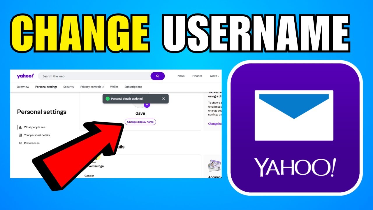 How To Change Yahoo Email Username (2026) (Step By Step Guide)