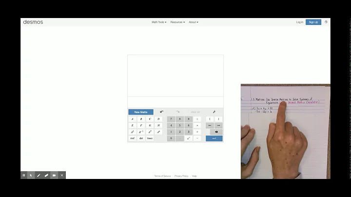1.5 Using Desmos Matrix Calculator to Solve Systems of Equations