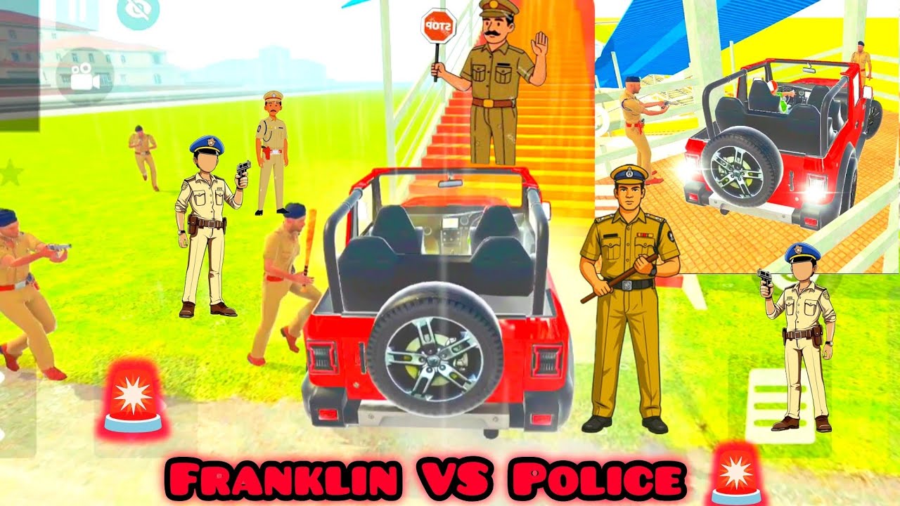 Franklin vs Police Epic Chase in GTA 5 | 5 Star Wanted Level Gameplay🚨😈 ...
