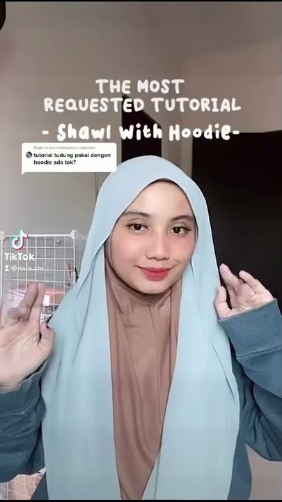 Hoodie Style Shawl