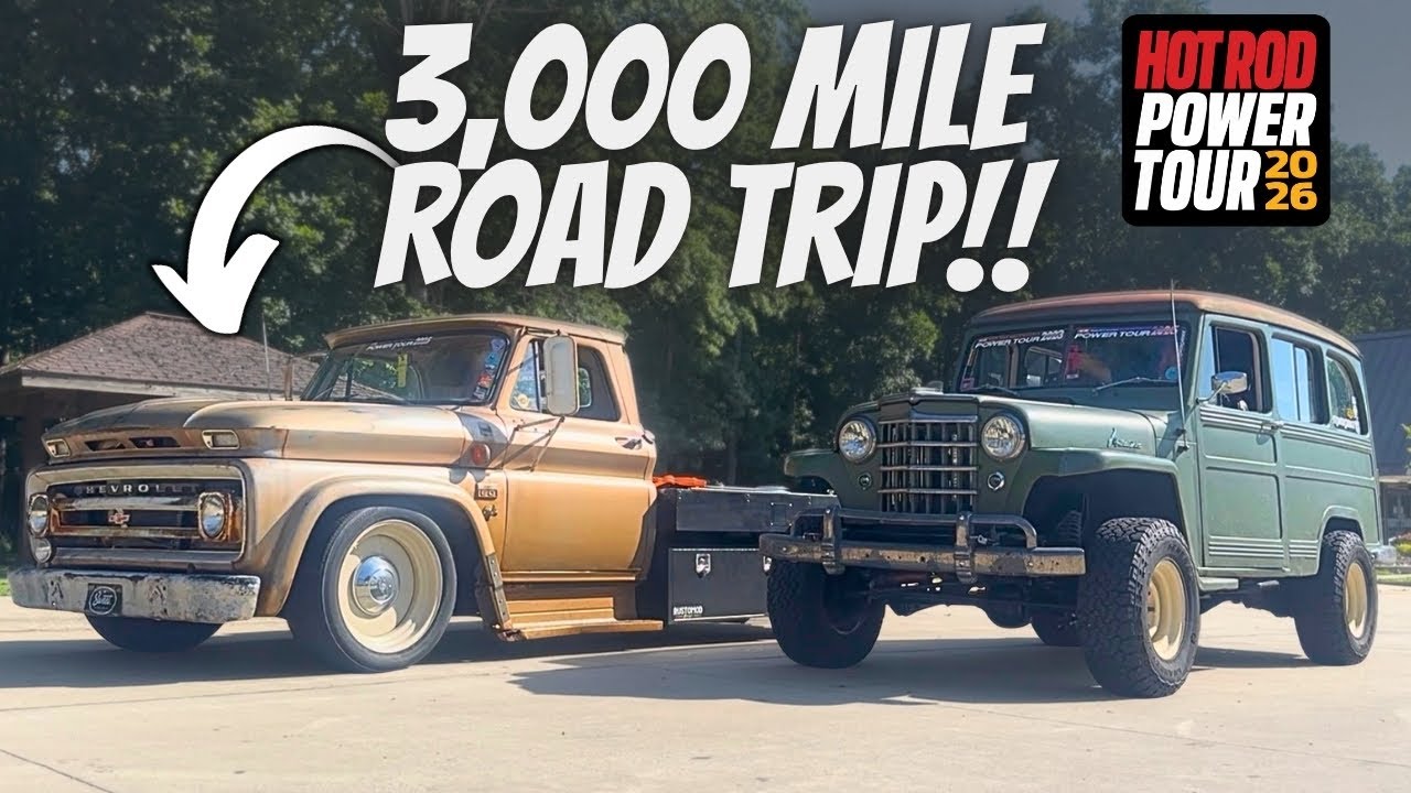 3,000+ Miles in TWO Chassis-Swapped Trucks – What Could Go Wrong? (Hot Rod Power Tour 2026)