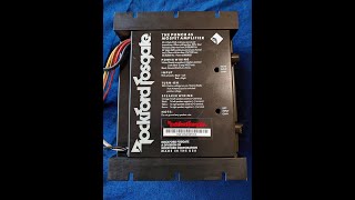Bench Test Rockford Fosgate Punch 46 Mosfet Amplifier. Clic Automotive Amplifier. Demo.