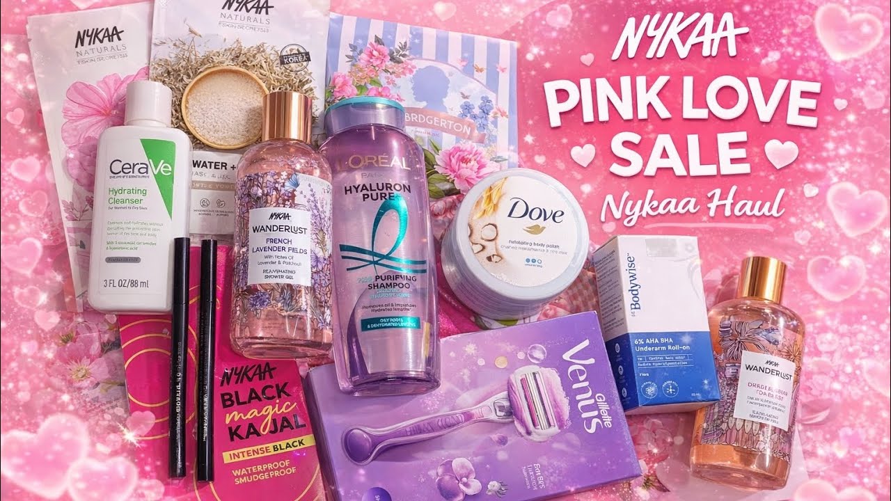 Nykaa pink love sale 2026 | Beauty skincare bodycare haircare | Here is what I bought from nykaa🌸