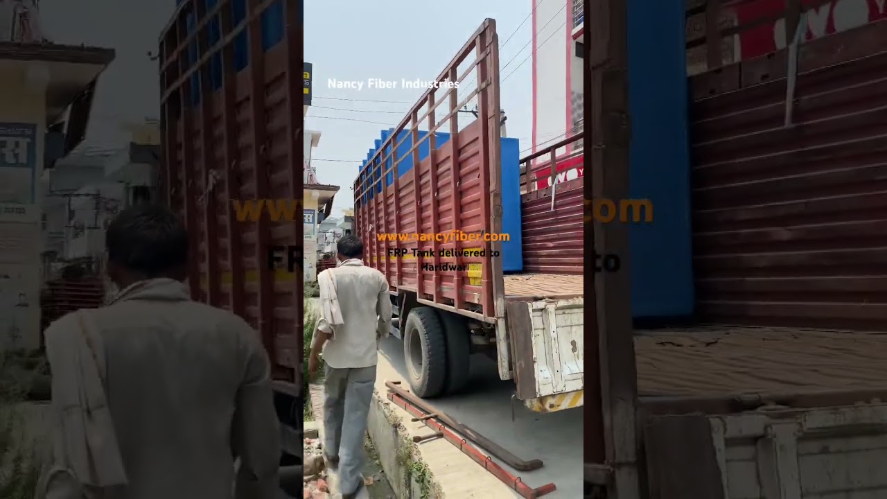 FRP Tank delivered to Haridwar by Nancy Fiber Industries 