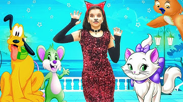 Meow Meow - Ek Taraf hai Rasmalai - म्याऊं म्याऊं - Billi Mausi - Hindi Rhymes for children 🐱