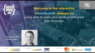 DataHack4FI Season 3, Webinar 3 - Using Data to Scale Your Product and Grow Your Business.