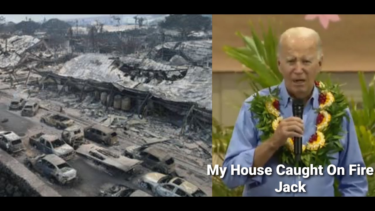 Biden's Heartless & Indifferent Visit In Hawaii Compares Wildfires To