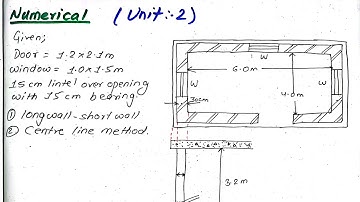 Unit:2 | Calculation of Quantity | Long-wall short wall & Centre line method | Prashant YT | PU,TU |