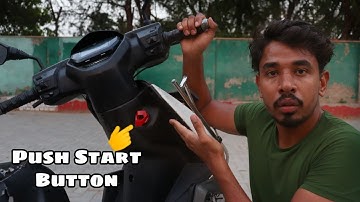 Lamborghini Push Start Button Install in Tvs Ntorq 😲 | Techno Khan