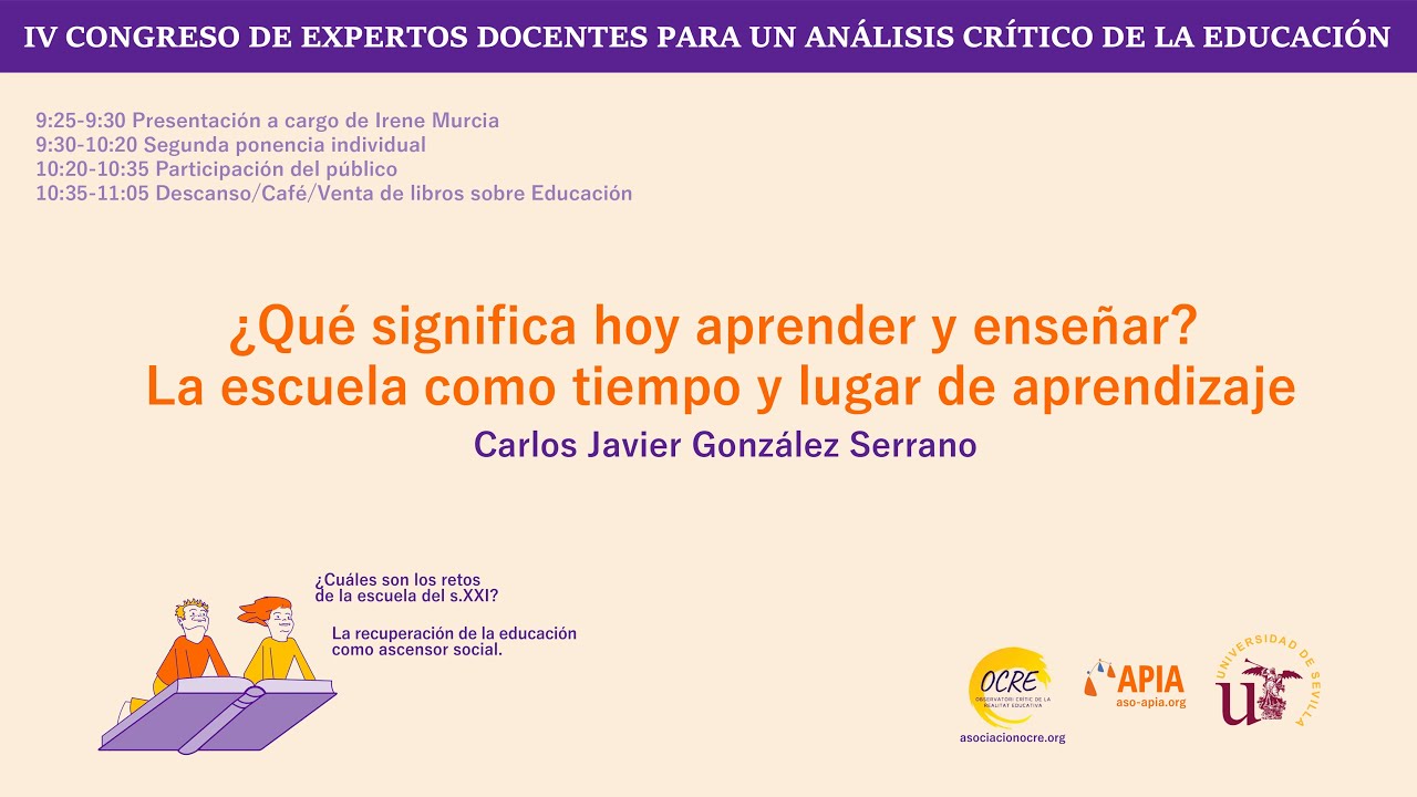 Video 4   IV Congreso  Sevilla OCRE