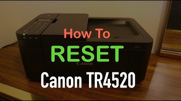 How to RESET Canon TR4520 Printer video review !!
