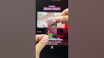 Find your favorite Hashira in this keychain lineup. #demonslayer #keychain