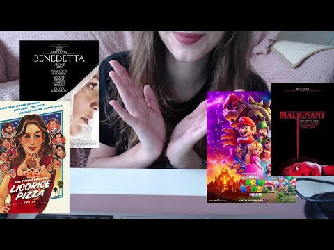 ASMR español. CHARLA sobre CINE: PELÍCULAS QUE HE VISTO (soft spoken)
