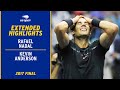 Rafael nadal vs kevin anderson extended highlights  2017 us open final