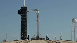 SpaceX Demo-2 rocket rolled out to launch pad