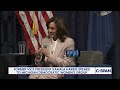 Former Vice President Kamala Harris calls Trump administration "corrupt, callous and incompetent."