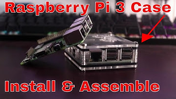 Raspberry Pi 3 Case Install & Assemble 9 Layer Transparent Case GUIDE