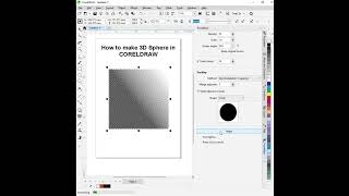 How to make 3d Sphere in Coreldraw #coreldraw #tutorials #graphicdesign 