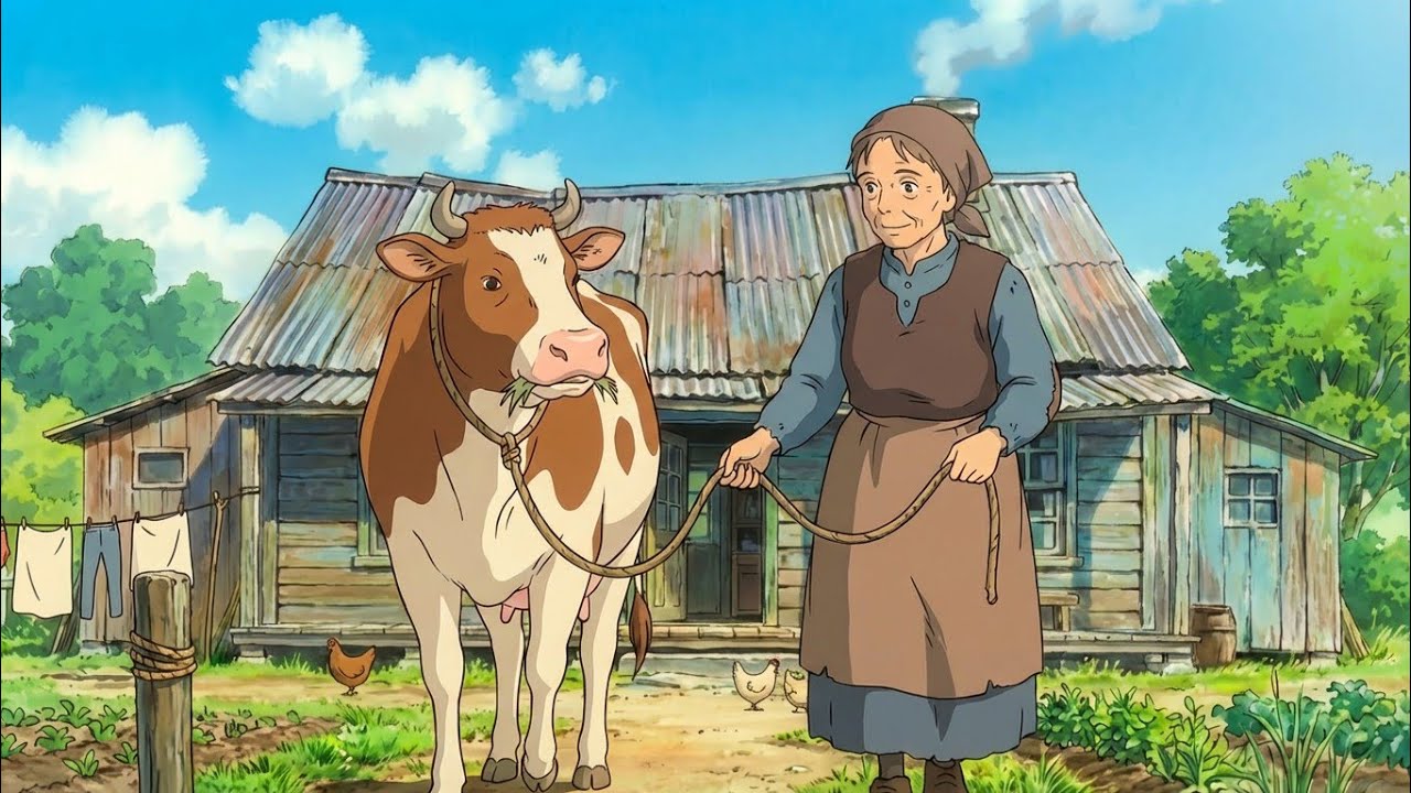 A Silent Village Family Struggling in Everyday Life | Ghibli Inspired Story