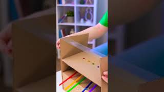 Blow &amp; Win: DIY Lung Trainer! 🌬️🎯📦#crafts #diykids
