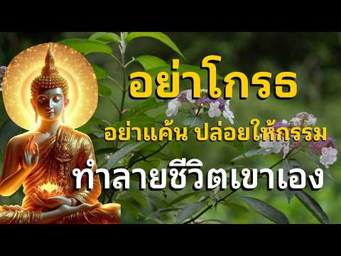 ธรรมะสอนใจ :อย่าโกรธ อย่าแค้นใคร ปล่อยให้กรรมทำลายชีวิตเขาเอง #พระอาจารย์คึกฤทธิ์ โสตฺถิผโล