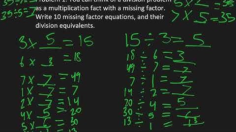 07-03: Finding Missing Numbers in a Multiplication Table | 3rd Grade | SS Multimedia