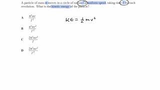 Circular Motion Exam Questions - A Level Physics AQA, Edexcel, OCR A (level 1)