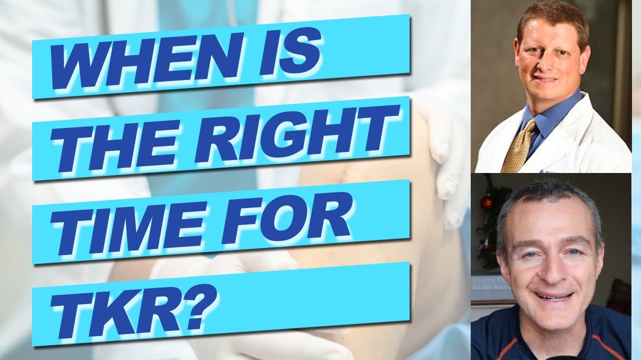 What are the symptoms of needing a total knee replacement?