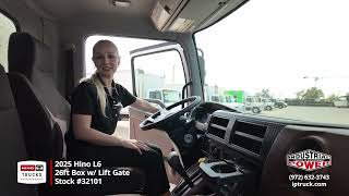 2025 Hino L6 26ft Morgan Dry Van Box Truck w Lift Gate - IP Truck Dallas TX