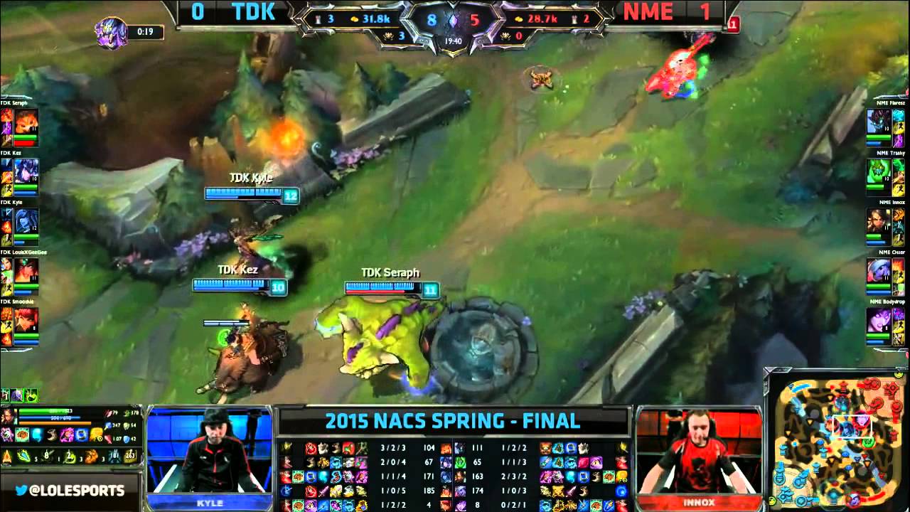 TDK vs NME   Game 2   NA Challenger Series Playoffs   Final   Enemy eSports vs Team Dragon Knights V
