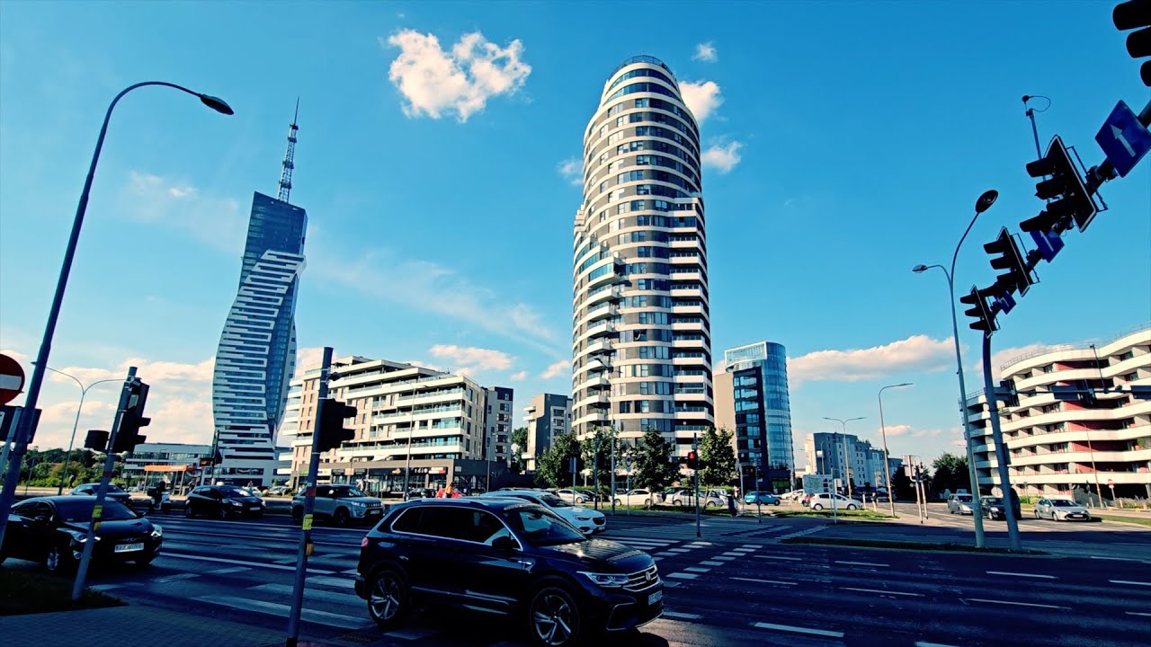 RZESZÓW - POLAND CITY STREET LIFE  4K