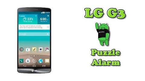 LG G3 - Puzzle Alarm