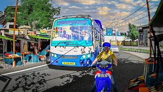 Bus Driver Trapped on Narrow Road! 🚍 Eurotruck Simulator 2 Bus DrivingTamil #bus