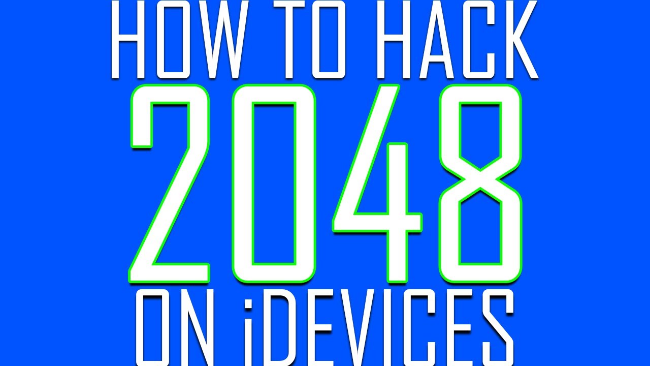 Tutorial How To HACK 2048 iOS ONLY YouTube