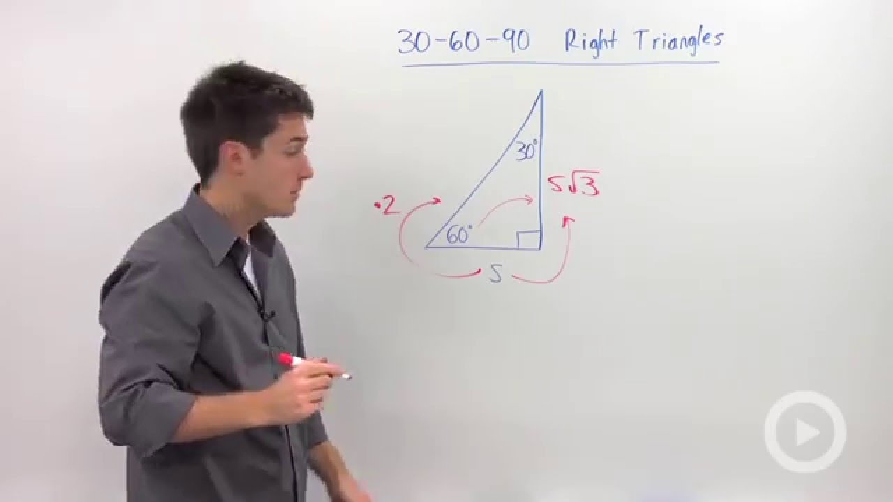 30 60 90 Triangles Hd Youtube