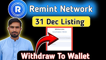 How To Withdraw Remint Network Token _ Remint Network Listing Date Confirm
