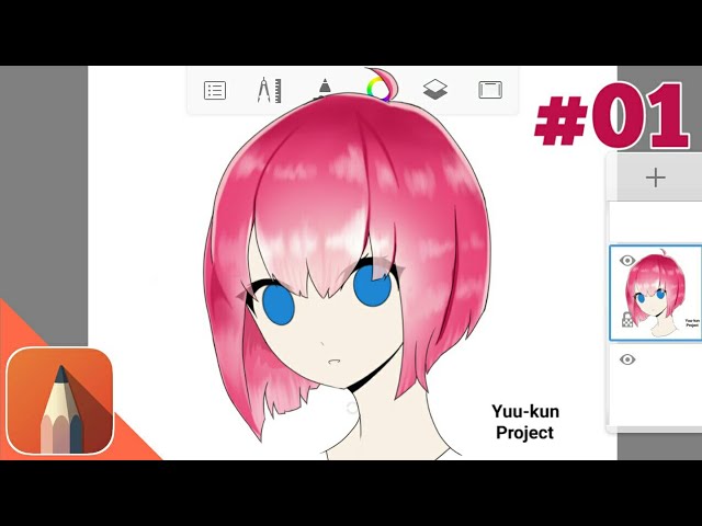 Drawing Anime Character Autodesk Sketchbook Android 