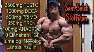 5 GRAMM STOFF die Woche 🤯 Sam Sulek leakt seinen STEROID CYCLE 😱 Kompletter Schwachsinn!