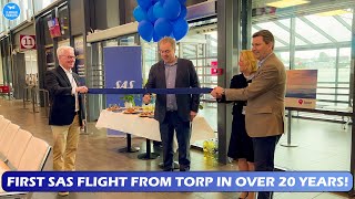 THE FIRST SAS FLIGHT AT TORP IN 20 YEARS! | 4K FLIGHT EXPERIENCE