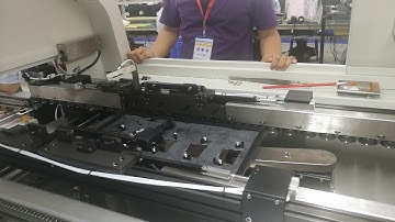 How 5 nozzles selective soldering machine works for power supply EMS smart factory