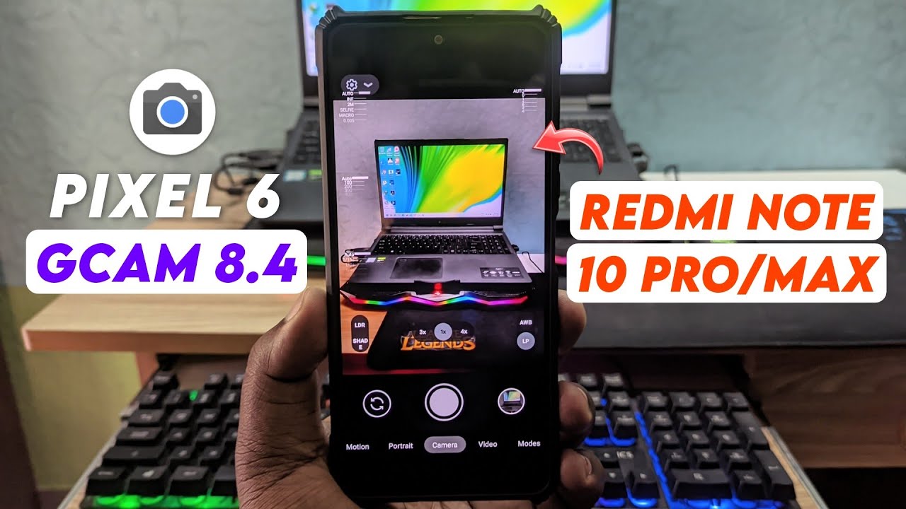 Download & Install Google Camera 8.4 On Redmi Note 10 Pro/Max (Gcam Port)  Pixel 6 Camera Features! - Youtube