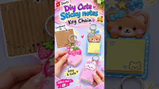 DIY Sticky Notes 🥰#shorts #viral #new #cute #stationery #homemade #craft #shortsfeed #viralvideo ...