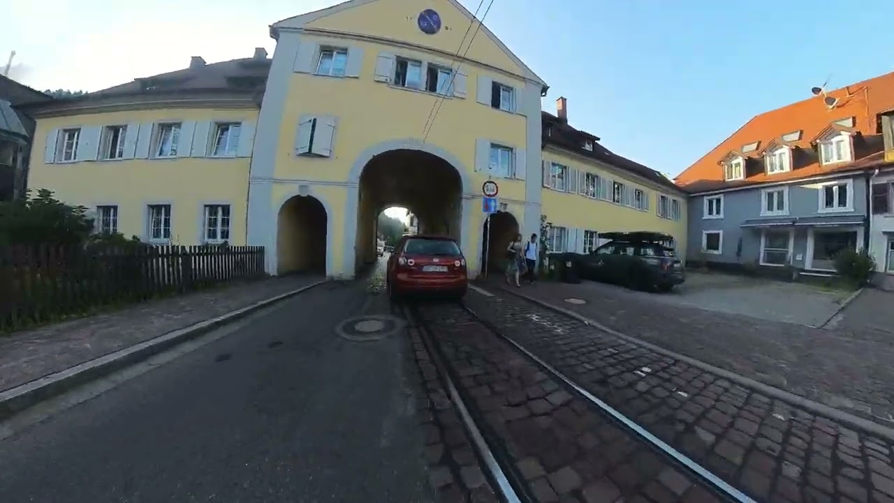 Going down from Horben to Freiburg