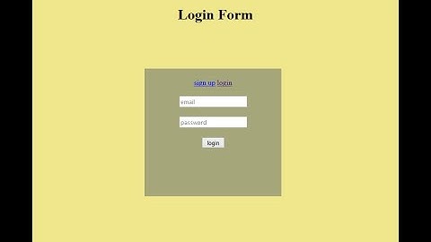 php login form with database and session (part 4)